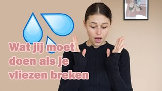 Vliezen gebroken en nu  gebroken vliezen  vruchtwater  weeën [upl. by Nonahs635]