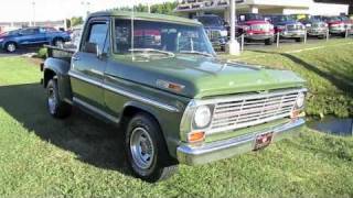 1969 Ford F100 Start Up Exhaust and In Depth Tour [upl. by Aidahs130]