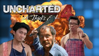 三个猪肉佬 oo 我们来了 3 w SongSen Ricky  ●Uncharted 4● Random 搞笑短片 [upl. by Ahsenre]