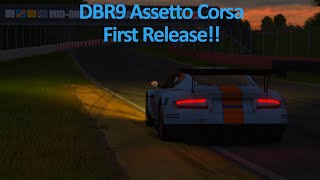 Assetto Corsa Aston Martin DBR9 Release  Hotlap at Spa and Showcase 2022 [upl. by Tnecillim999]