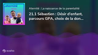 211 Sébastien  Désir d’enfant parcours GPA choix de la donneuse d’embryon et de la mère porteuse [upl. by Ileana269]