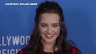 13 Reasons Why Famed Katherine Langford amp Dylan Minnette PDA at HFPA Grants Banquet 2017 [upl. by Ehr47]