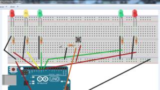 Código semáforo interativo com Arduino [upl. by Mariandi]