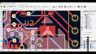 26 How to add copper pour to a PCB in KiCad  Add a filled zone option in KiCad  KiCad Tutorials [upl. by Falda]