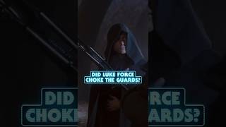 Does Luke Skywalker Force Choke Jabbas Guards in Return of the Jedi [upl. by Coh]