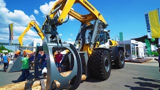 Ligna Holzmesse 2017 Forstmaschinen Sägewerke und CNCFräsen [upl. by Hach]