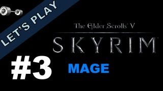 Lets Play Skyrim Storm Mage  Legendary  Part 3  Bleak Falls Barrow [upl. by Cull]