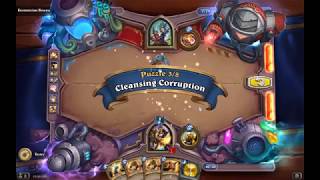 Solution Puzzle Lab Survival Cleansing Corruption  Boomnician Breena 38 Hearthstone Boomsday [upl. by Auqenwahs]