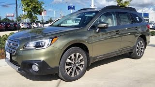 2017 Subaru Outback 25i Limited Start Up Full Review [upl. by Aicetel657]