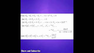 Imp results of Binomial Coeff  Properties of Binomial Coefficient IMP for JEE Mains and Advanced [upl. by Anallise124]