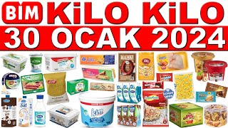 BİM 30 OCAK 2024 KATALOĞU  KİLOLUK GIDA ÜRÜNLERİ  BİM ÇİKOLATA GOFRET  BİM KAMPANYA amp İNDİRİMLERİ [upl. by Narib]