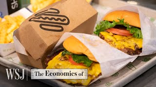 Why Shake Shack Is Borrowing Ideas from Fast Food Restaurants  WSJ The Economics Of [upl. by Ardnwahsal]