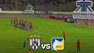 INDEPENDIENTE DEL VALLE VS DELFIN 12  FECHA 1  FASE 2 [upl. by Kirred]