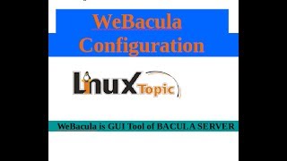 WeBacula Configuration step by step centos7 [upl. by Rheba159]