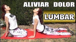 ALIVIAR DOLOR LUMBAR  Estiramientos muy efectivos [upl. by Aundrea964]