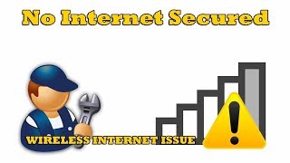 How to Fix quotNo Internet Securedquot Issue on Windows 10  Wifi Working But No Internet Acces [upl. by Gaspard]