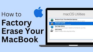 How To Factory Reset  Erase Your MacBook [upl. by Jereme106]