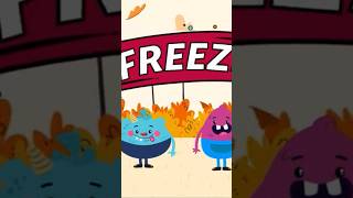 Lets do the Fall Freeze Dance with THE KIBOOMERS shorts [upl. by Essam]