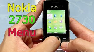 Nokia 2730 Menu and Function [upl. by Alram158]