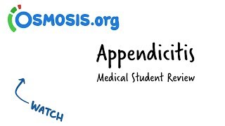 Appendicitis  Clinical Presentation [upl. by Attelrac789]