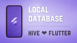 📱Local Storage • HIVE × FLUTTER Tutorial ♡ [upl. by Tandie443]