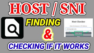 How to Find a working SNI  Host Your Guide to Host Verification with Host Finder [upl. by Alain913]