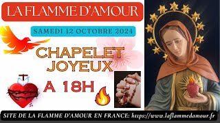 Chapelet Joyeux  Samedi 12 octobre 2024 à 18h [upl. by Moberg]