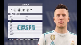 CREACIÓN DE JUGADORES FIFA 18  CRISTO GONZÁLEZ [upl. by Bindman331]