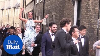 Cambridge students celebrate end of exams at infamous May Ball [upl. by Estus6]