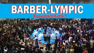 Barbers From 8 Countries Fight  BarberLympic [upl. by Resneps]