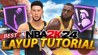 NBA 2K24 Best Layup Packages ADVANCE Layup Tutorial on 2K24 [upl. by Nicholson]