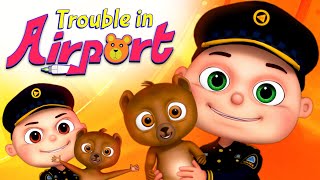 Trouble in The Airport Episode Zool Babies Series  Police And Thief Cartoon  Videogyan Kids Shows [upl. by Ljoka]