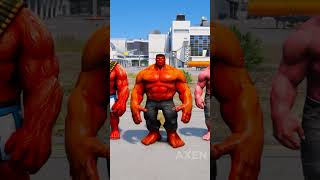 RANDOM BABY HULK VS RED HULK BATTLE gta5 hulk [upl. by Libbie]