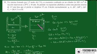 Termodinámica  Expansión adiabática irreversible [upl. by Rollins]