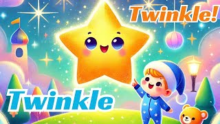 Twinkle Twinkle Little Star ⭐🎶  Nursery Rhymes  kids songs  sing along  Fun song [upl. by Alisha]