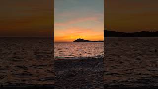 Beautiful sunset from Myrties Beach greekislands aegean beach sunset [upl. by Lamoree768]