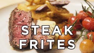 Steak Frites with Béarnaise Sauce  ep4  Frenchie Cuisine [upl. by Adnovahs]