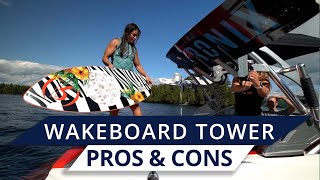 Pros and Cons of Boat Towers  Wakeboard Towers [upl. by Lledniuq]