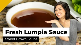 Fresh Lumpia Sauce Recipe Filipino Food [upl. by Nesyaj]