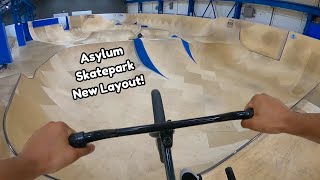 Asylum Skatepark New Layout [upl. by Trebma787]