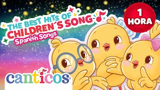 The best hits of childrens songs  Songs in Spanish  Learn Spanish  Canticos [upl. by Oner]