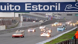 Endurance Racing II Estoril Classics 2024 start amp flames part1 [upl. by Beckerman]