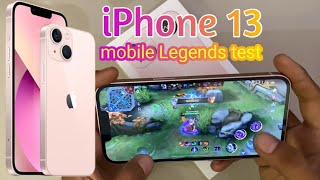 iPhone 13 mobile Legends gaming test  Karina gameplay  MANIAC 😯 [upl. by Ecirtak]