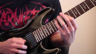 Infant Annihilator  Pray for Plagues guitar cover [upl. by Arratahs]