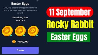 Rocky Rabbit Easter Eggs 11 September  Rocky Rabbit Daily Combo Today [upl. by Siuol]