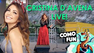 CRISTINA DAVENA LIVE al Como fun 2022 [upl. by Alys]