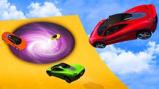 CRAZY TELEPORTING SUPERCAR RACE GTA 5 Funny Moments [upl. by Llebpmac]