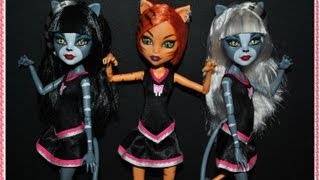 Monster High WereCats Fearliding обзор на русском [upl. by Gardy]