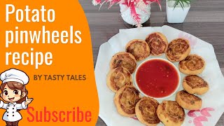 Potato pinwheels recipe  Potato pinwheels samosa recipe  Potato snacks recipes [upl. by Rawna409]