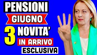 PENSIONI GIUGNO 2024 👉 3 NOVITÀ  PARTICOLARITÀ IN ARRIVO CON IL PAGAMENTO ✅ ESCLUSIVA IMPORTANTE [upl. by Fortunio576]